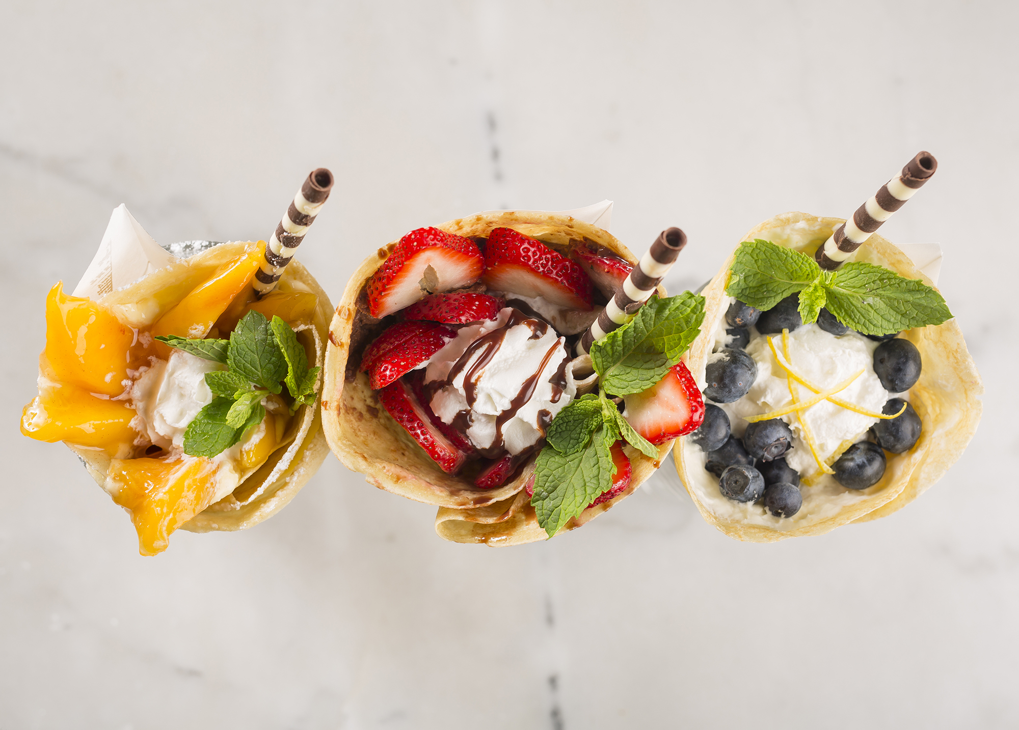 Crepe Cones at Toni Patisserie All Summer Long Chicago Food Magazine