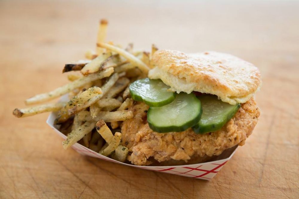 Leghorn Chicken Sandwich Biscuit