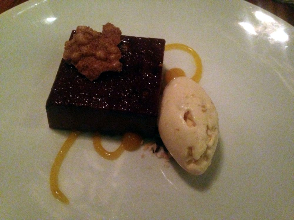 Chocolate Coconut Brulee - Trenchermen Restaurant Week