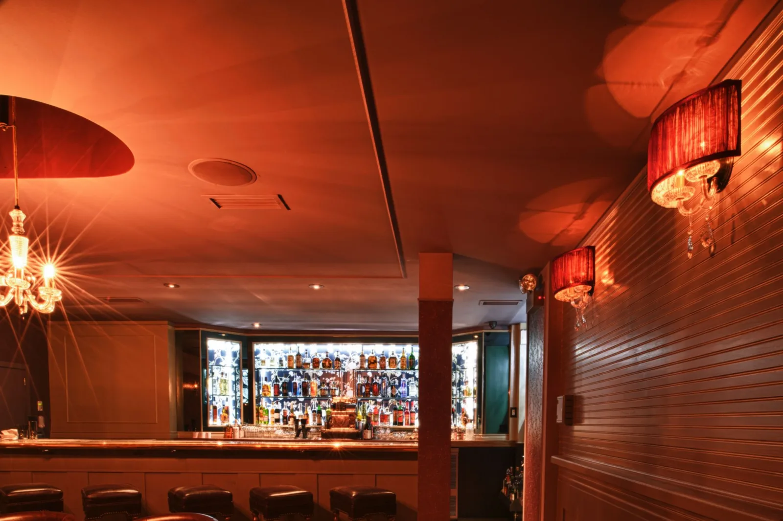 Upstairs bar for Barrelhouse Flat Hosts "Bartenders with Benefits" Event with Alex Renshaw
