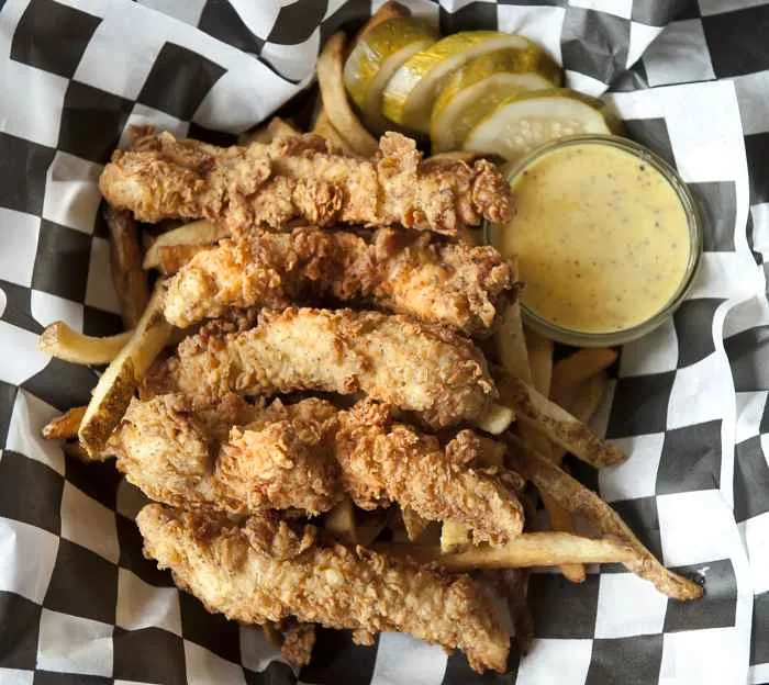 Chicken Fingers Cropped for 4th of July at the Division Ale House
