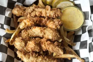 Chicken Fingers Cropped for 4th of July at the Division Ale House