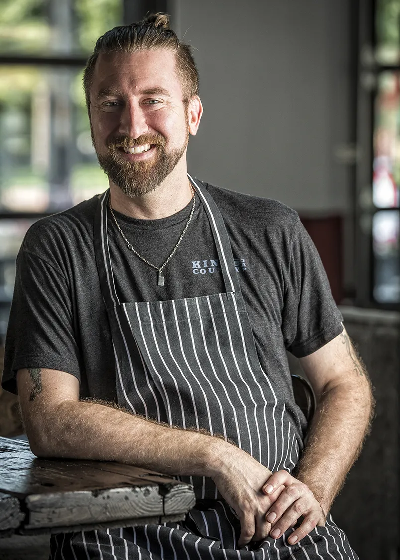 Chef Chris Bromley for Fall In Love With Kings County Tap's Dinner Feast