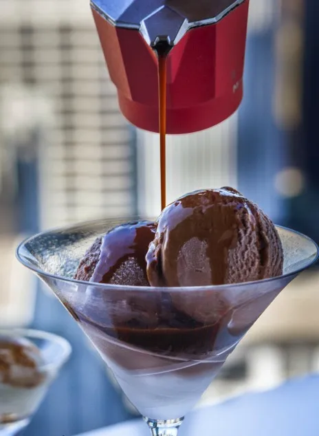 Guests can enjoy an affogato special in June. for Caffè RōM Celebrates 10 Years