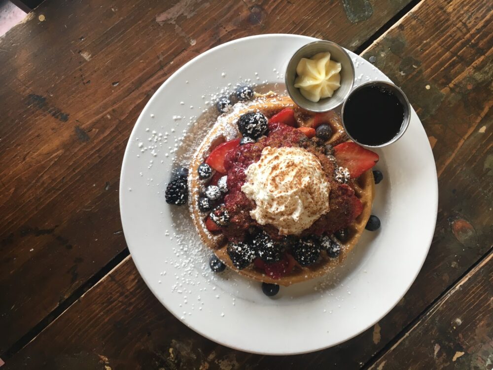 Valentine's Day Waffle at Kanela for Valentine's Day Deals Across Chicago