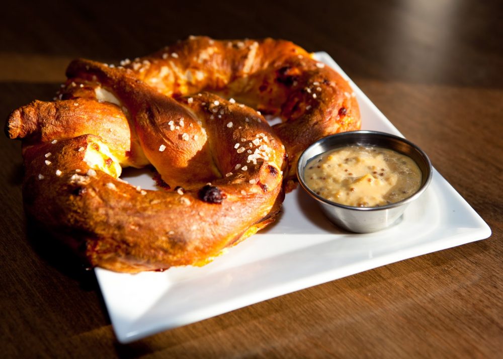 pretzel, beer, cubs, home opener, North Center, april, little fort