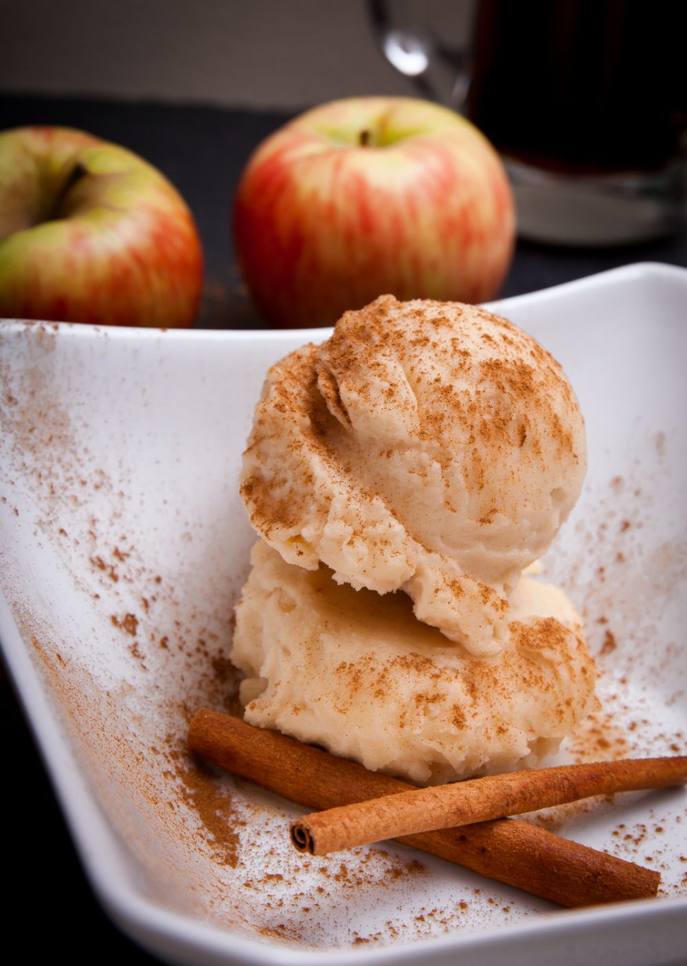 Spiced Apple Cider Sorbet