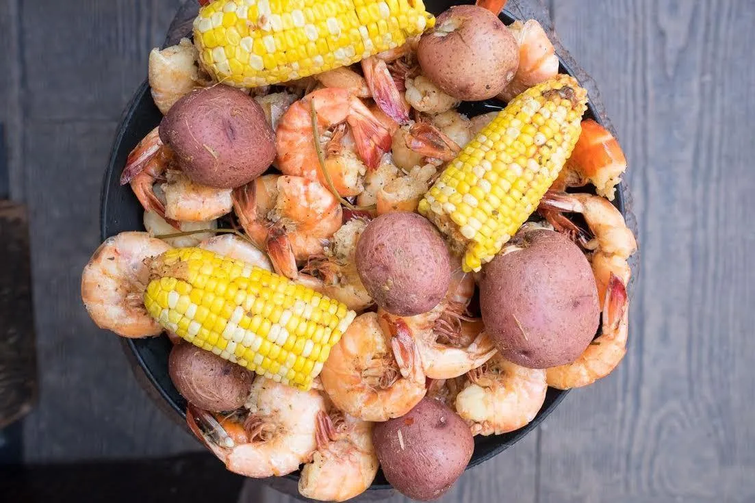 Frontier Shrimp Boil for Fat Tuesday Shrimp Boil at Frontier