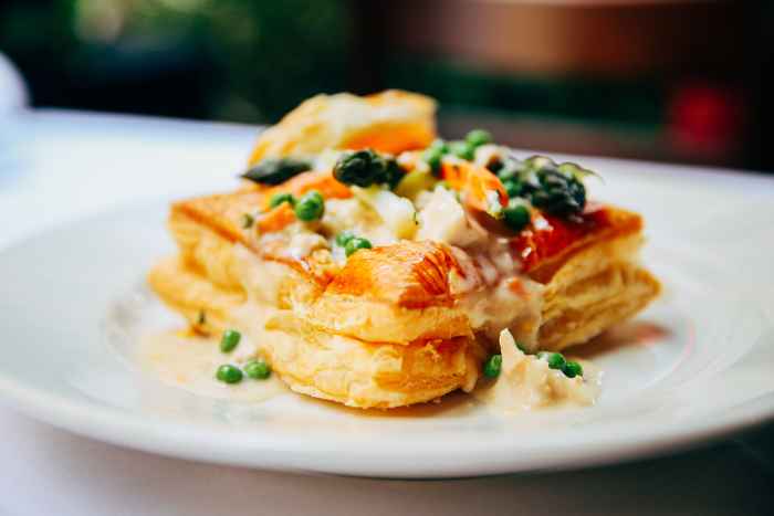 Petterinos Chicken Pot Pie 12 for Petterino’s Monday Night Live Celebrates 10th Anniversary of Weekly Open Mic Cabaret Showcase