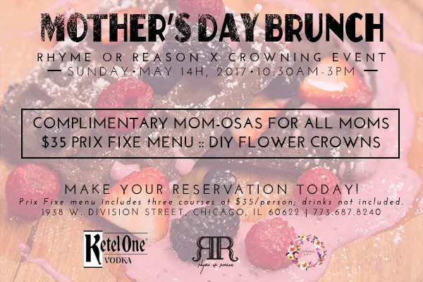 Image for Complimentary Mom osas and more at Rhyme or Reason for Mother's Day Brunch