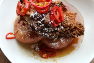 Chicken Doughnuts3 for New Year, New Brunch at Rhyme Or Reason!