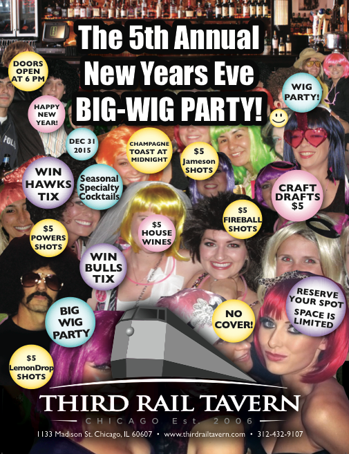 Image for Third Rail Tavern's Big Wig New Year's Eve