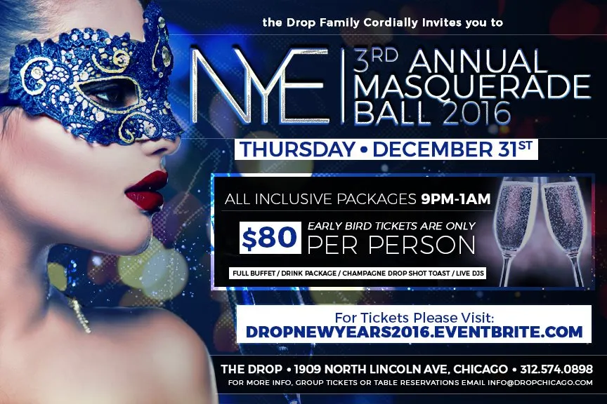 Image for 3rd Annual New Year's Eve Masquerade Ball