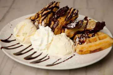 Kanela Bacon Infused Waffle for Kanela Breakfast Club Celebrates February Food Holidays and More