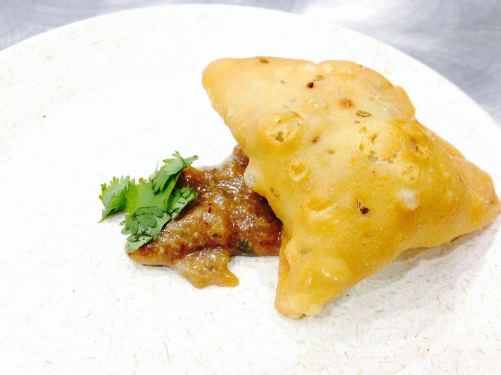 Red Butter's Bacon Samosa