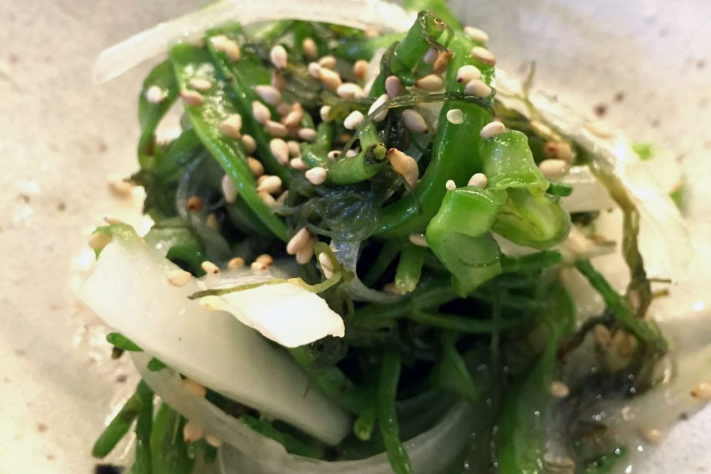 Ogo Salad made from seaweed