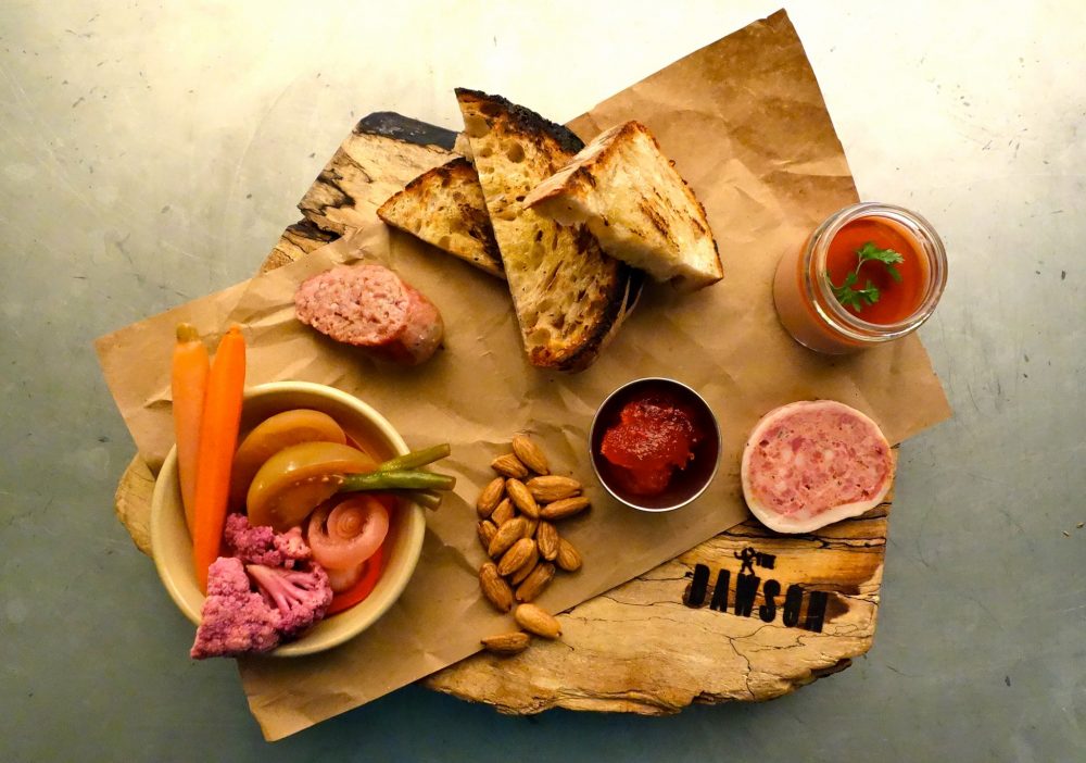 Homemade local charcuterie in Chicago