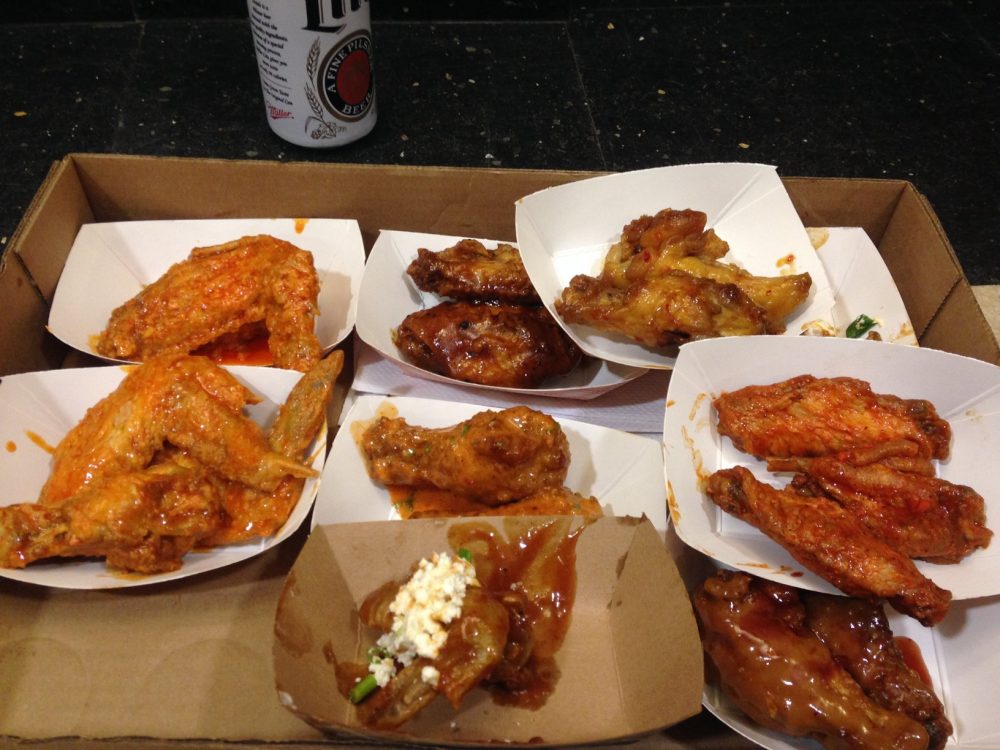 WingFest 2015 Wing Samples