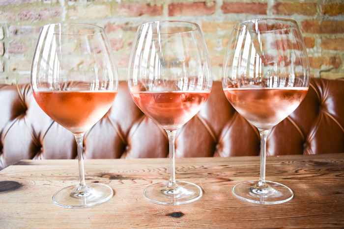 Bristol Rose Glasses 1 for The Bristol Debuts Happy Hour Rosé Flight