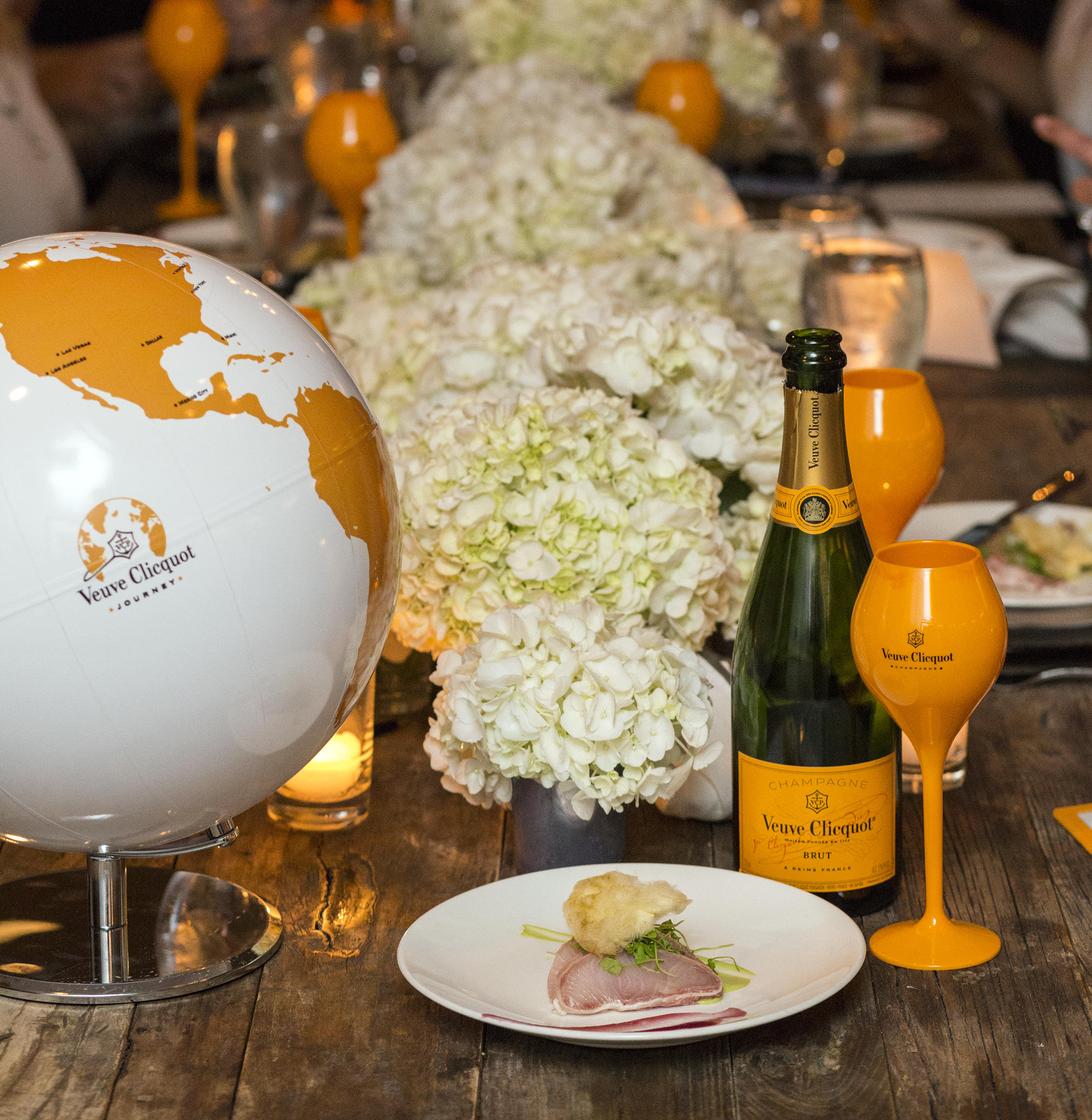 Clicquot Journey Meal for Veuve Cliquot Champagne Tour Hits Chicago for One Weekend Only