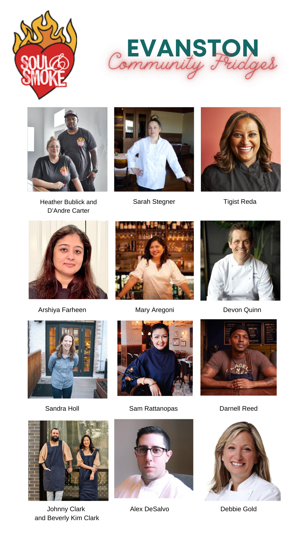 Chefs Join Together Providing Meals to the Community Fridge Located