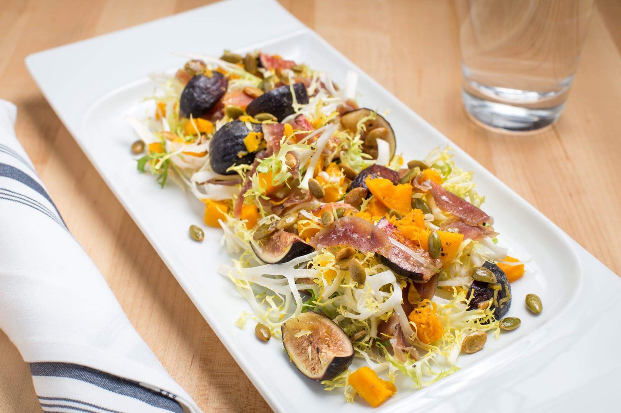 Fig Duck Salad for fourteensixteen Open on Thanksgiving Day for an All day Festive Menu