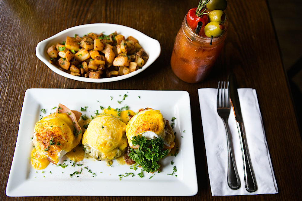 Flagship Eggs Benedict 1 for Brunching Around Town for Father's Day