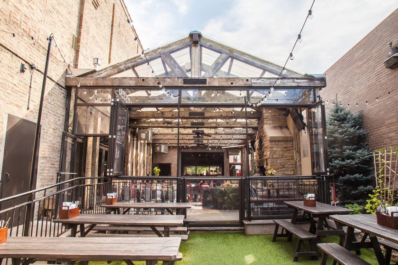 Frontier Beer Garden for Frontier's Oyster + Rosé Patio Soireé