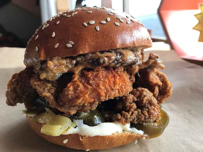 Giardinera Giant for Honey Butter Fried Chicken and Jason Vincent Launch Giardiniera Giant Clucker Collab