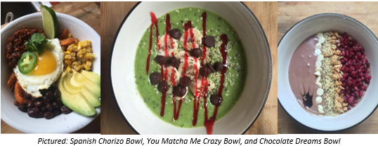 Green Bean Breakfast Bowls for Celebrate National Breakfast Month with Green Bean’s Breakfast Bowls