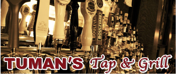 Header Tuman for NCAA Happy Hour at Tuman’s Tap & Grill