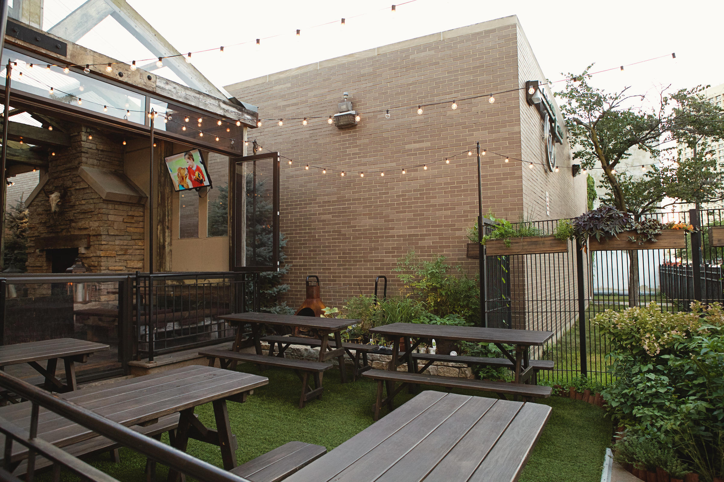 Outside Patio 1 for National Oyster Day Specials at Frontier