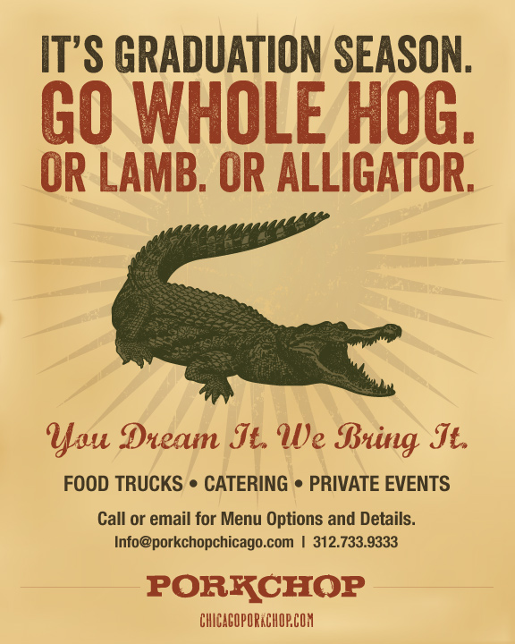 PC Graduation for Gators, Goats, and Grads: Porkchop Offers Unique Catering for Graduation Parties and Summer Events