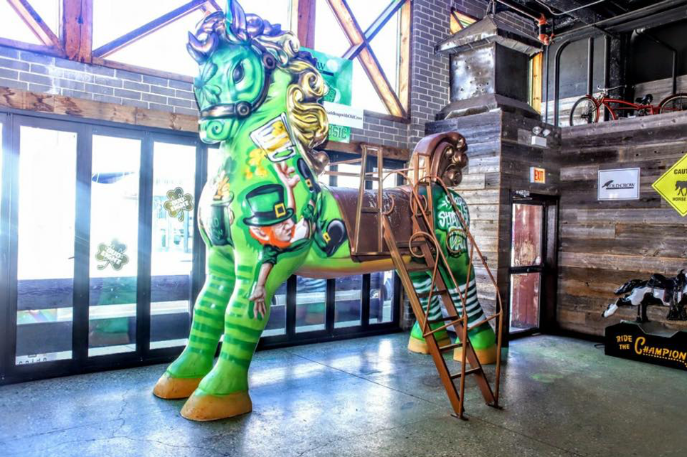 Old Crow Wrigleyville And the Green Goes On Chicago Food Magazine