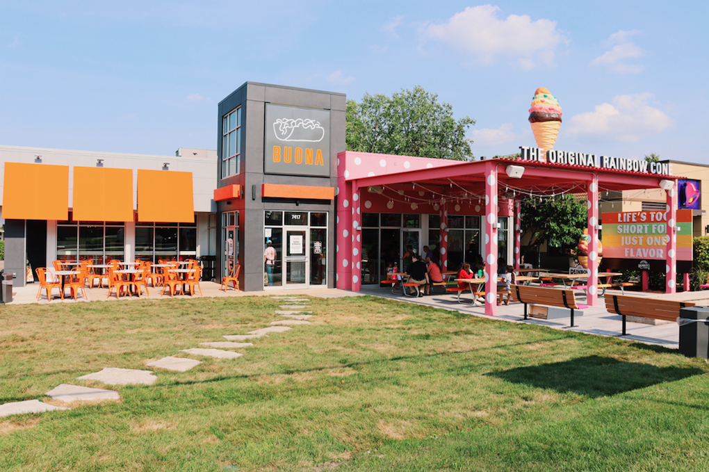 The Original Rainbow Cone Partners with Buona Beef to Open Joint