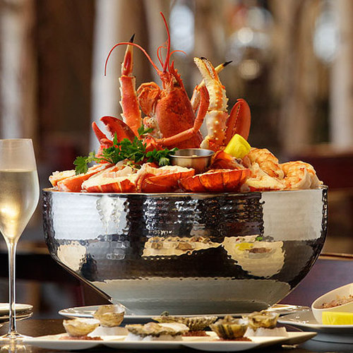 Seafood for Ring in 2018 at Benny's Chop House