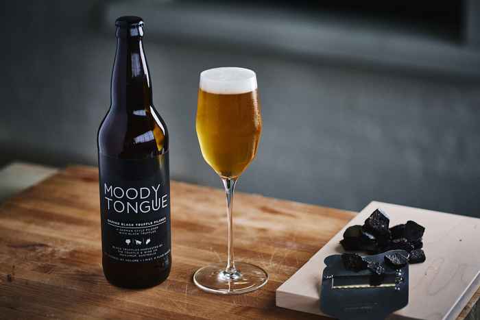 Shaved Black Truffle Pilsner Moody Tongue for Moody Tongue Tasting Room to Place Coveted Shaved Black Truffle Pilsner on Draft List Beginning Friday, December 2