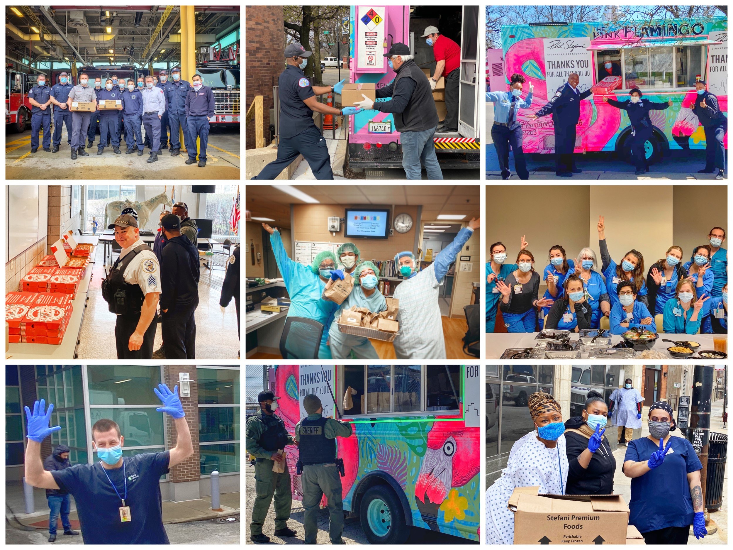 Stefani Restaurant Group Donates Thousands of Meals to First Responders