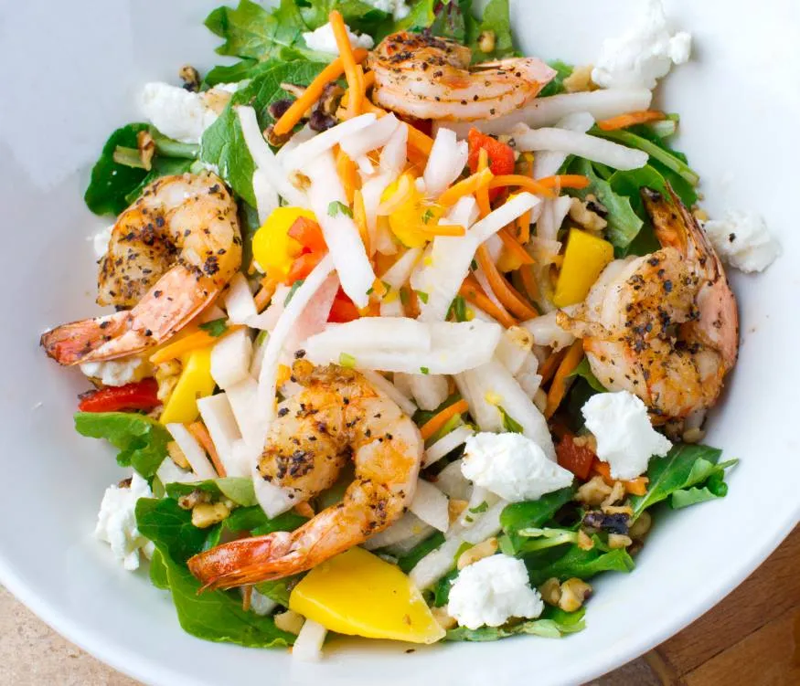 Cantina Laredo's Shrimp Salad for Dining Out on National Shrimp Day
