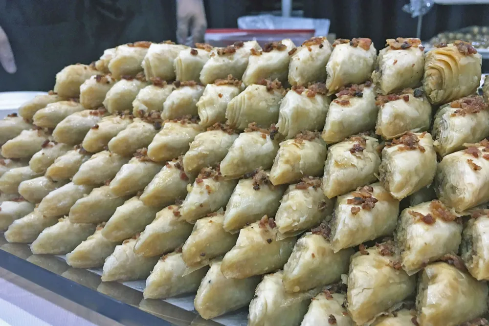 Bacon and Bourbon Baklava from Sheekar Delights for Here's What You Missed at Baconfest Chicago 2016