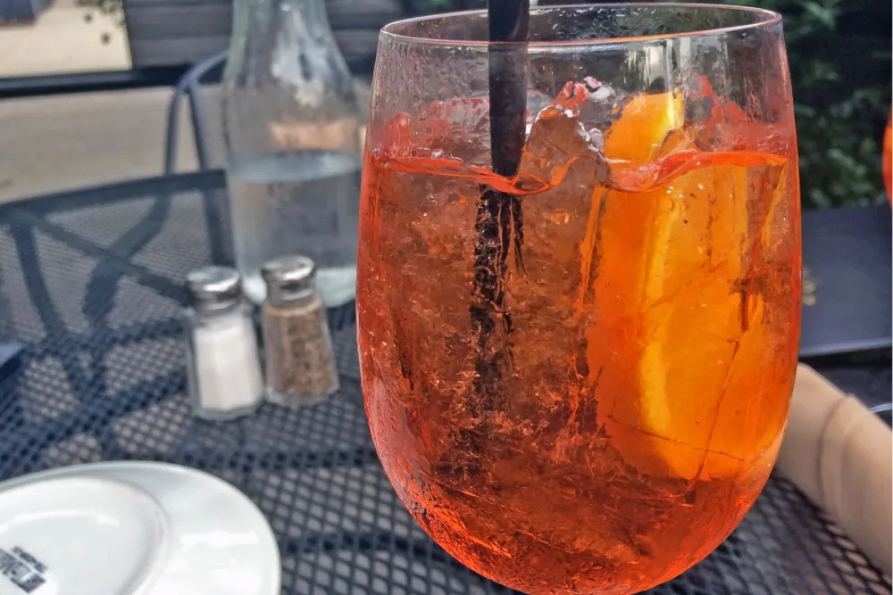 The Aperol Spritz. for Hidden Wicker Park: Patio Season at Nando Milano Trattoria