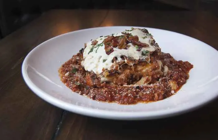 Veal Lasagna Tesori for Lasagna Day Specials at Tesori