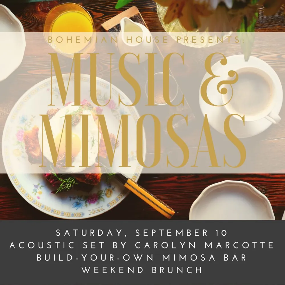 Music Mimosas Bo Ho 1 for Bohemian House Kicks off Live Music Brunch Series with 'Music & Mimosas'