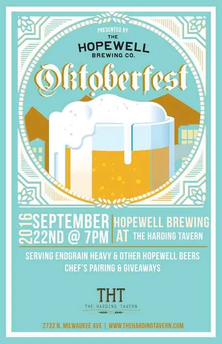 Hopewell Oktoberfest for Oktoberfest with Hopewell Brewing at The Harding Tavern