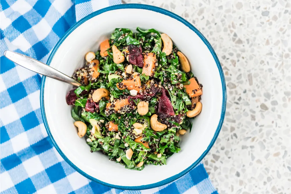 Kale Salad. All photo credits: Kailley Lindman for DOX Quality Greek Opens in Wicker Park