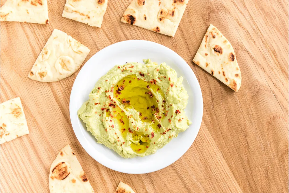 Avocado Hummus. All photo credits: Kailley Lindman for DOX Quality Greek Opens in Wicker Park