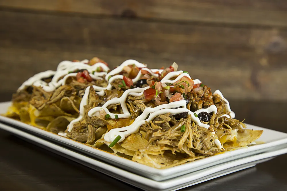 Houndstooth Saloon Pulled Pork Nachos