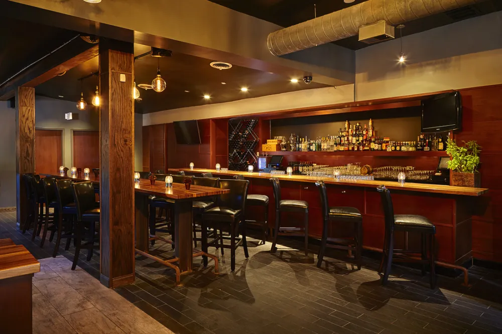$3 Pabst Blue Ribbon, $5 Bacon infused Bourbon shots will also be offered. for $35 Super Bowl Buffet, Viewing Party at Harvest Moon