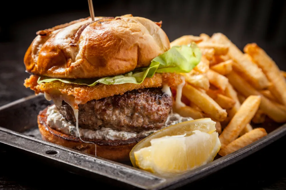 Lamb Burger for Rockit Bar & Grill Revamps Menu with New Executive Chef Mike Sheerin