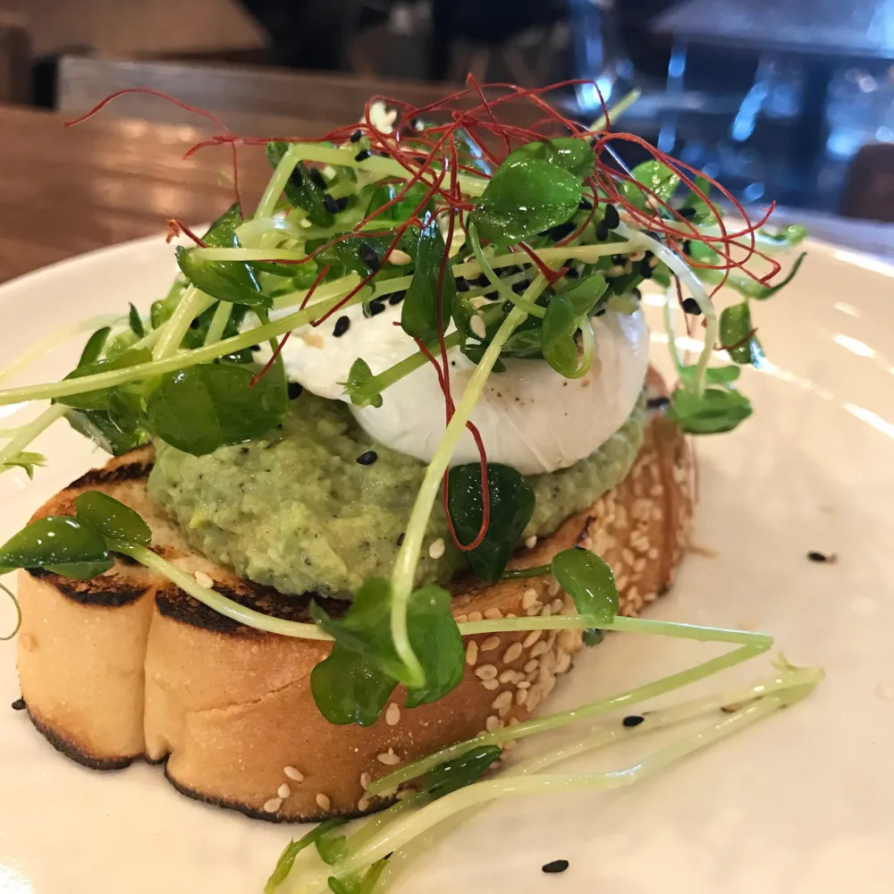 Edamame Toast —because avocados were so last year.